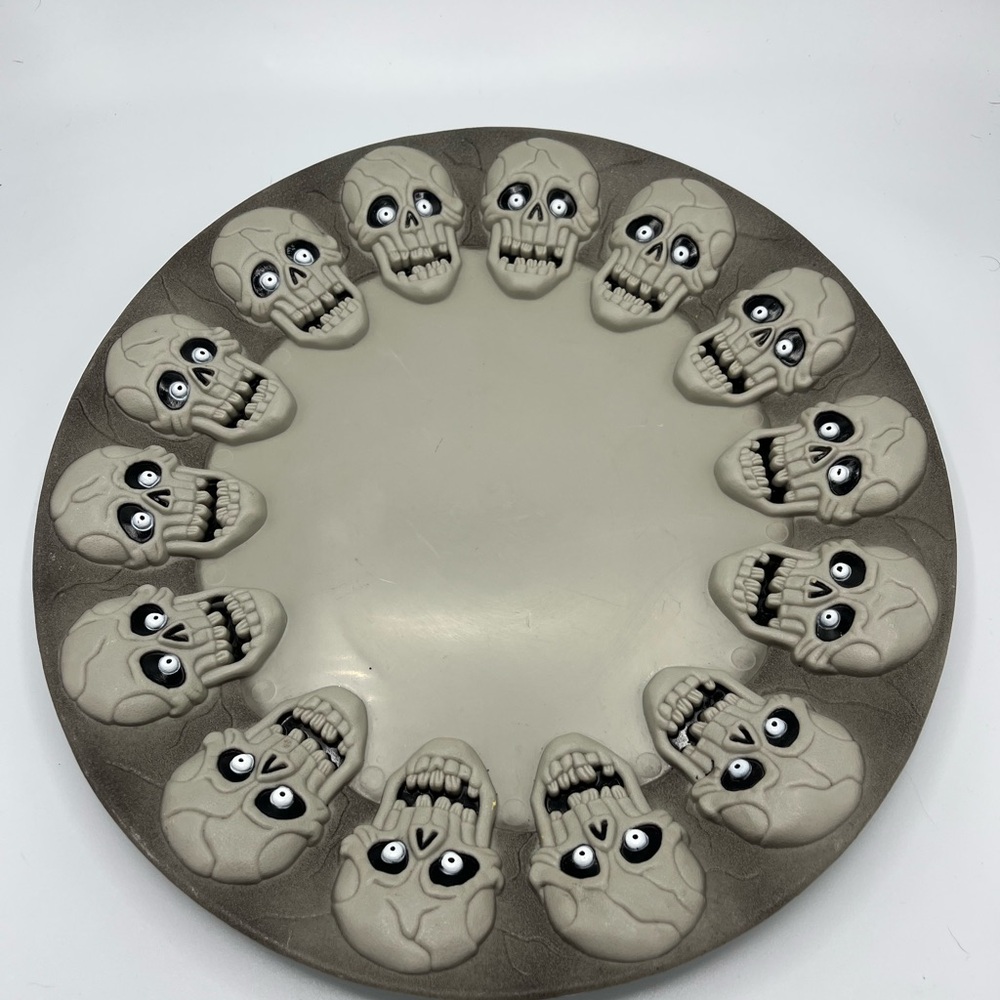 Skull Design Decorative Plate